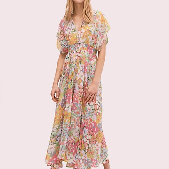 🌼kate spade new york Floral-Dot Cover-Up Dress 🌼 - Picture 3 of 5